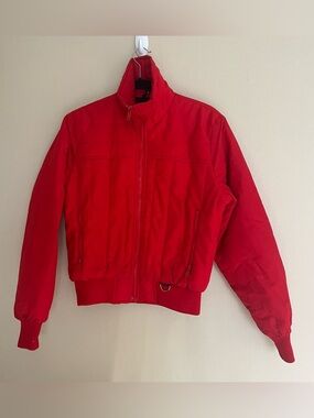 Farwest Seattle Red Puffer Bomber Jacket M
